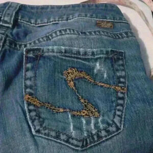 SILVER Suki, cut off jeans shorts, 28 waist